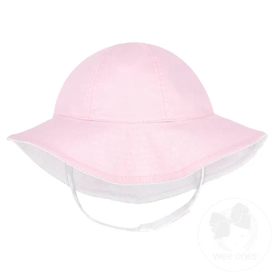 Sun Hat w/ Stitch Edge - LPK
