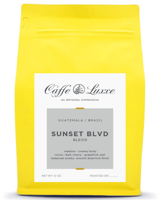 Sunset Blvd Blend Coffee Chef Drip Espresso Caffe Luxxe