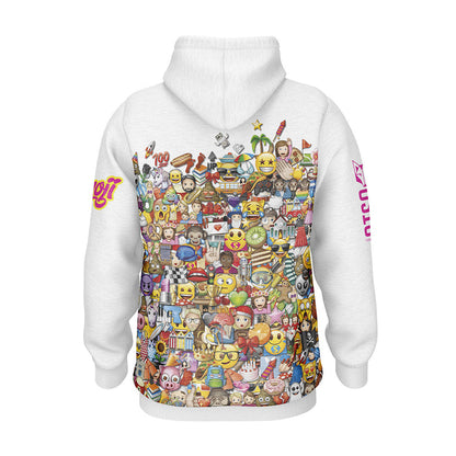 Sweat à capuche - Emoji Big Wave