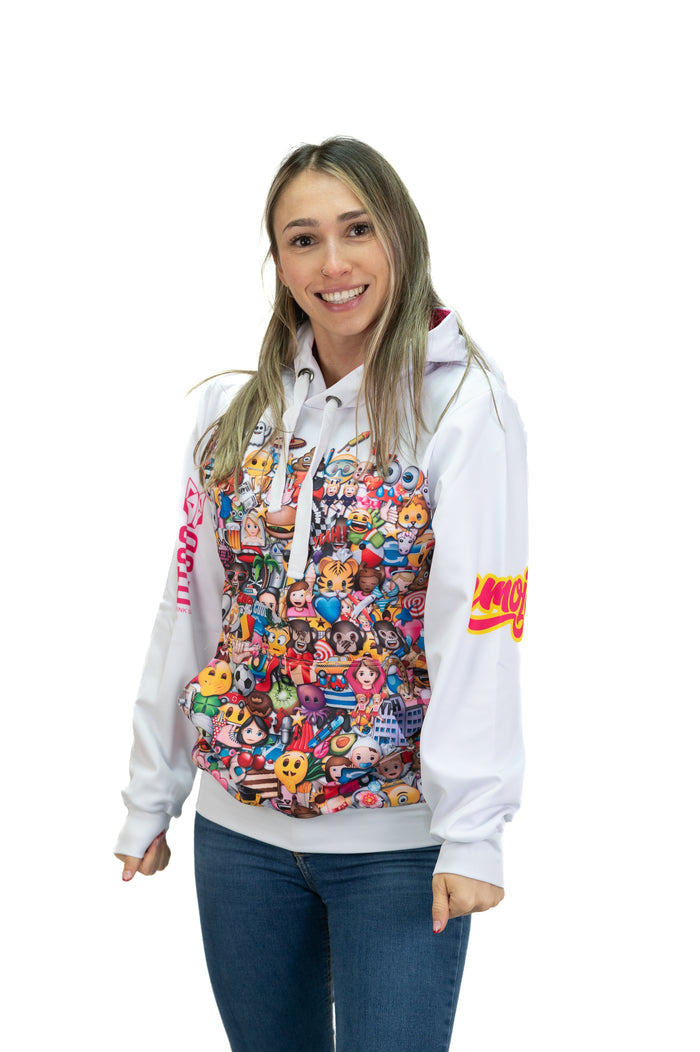 Sweat à capuche - Emoji Big Wave