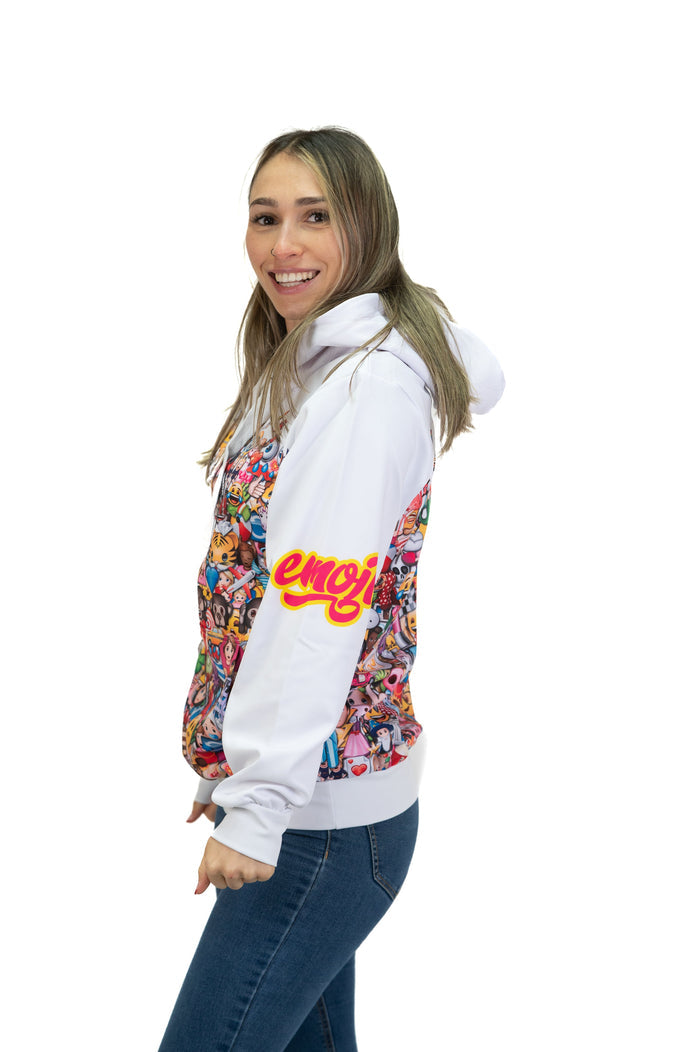 Sweat à capuche - Emoji Big Wave