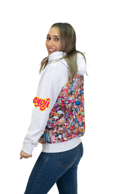 Sweat à capuche - Emoji Big Wave