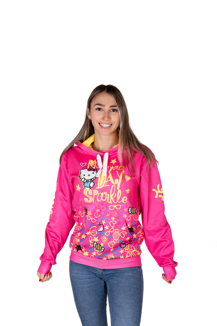 Sweat à capuche - Hello Kitty Sparkle