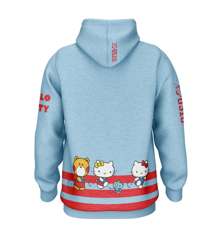 Sweat à capuche - Hello Kitty Stripes