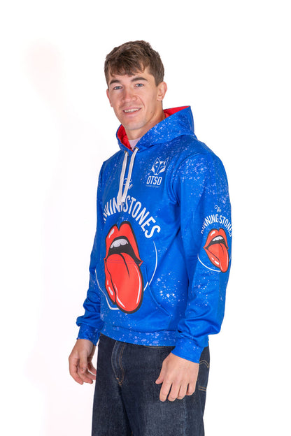 Sweat à capuche - Running Stones Blue