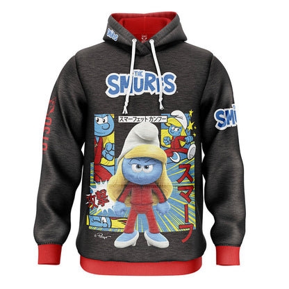 Sweat à capuche - Smurfs Manga Black (Outlet)
