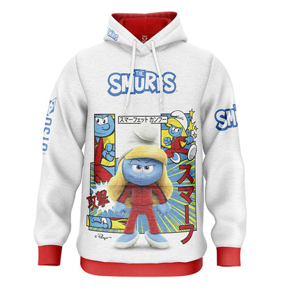 Sweat à capuche - Smurfs Manga White (Outlet)