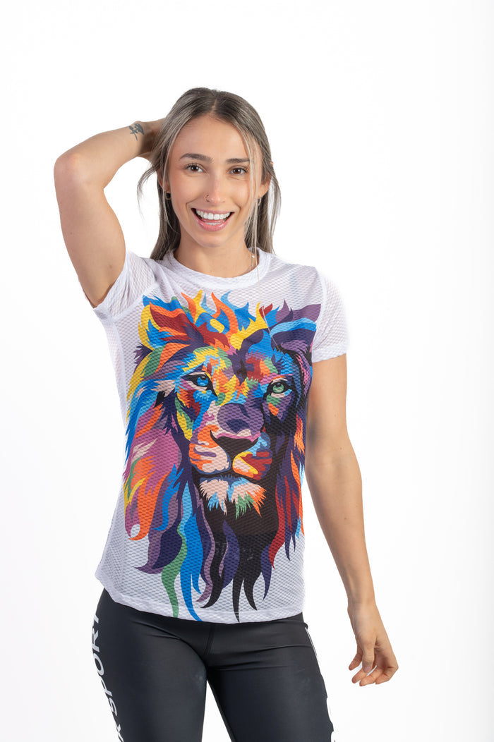 T-shirt Femme manches courtes - Be A Lion