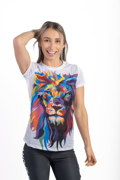 T-shirt Femme manches courtes - Be A Lion