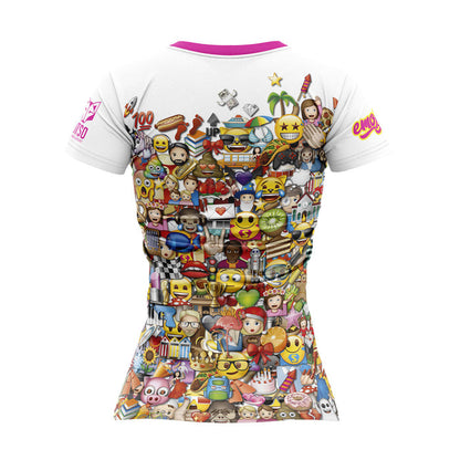 T-shirt Femme manches courtes - Emoji Big Wave