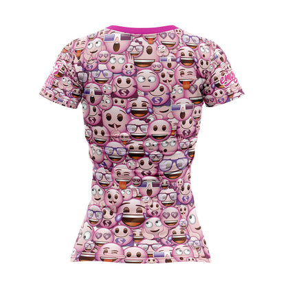 T-shirt Femme manches courtes - Emoji Classic Pink