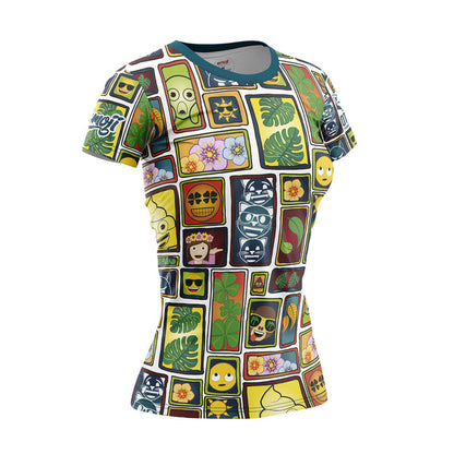 T-shirt Femme manches courtes - Emoji Portrait
