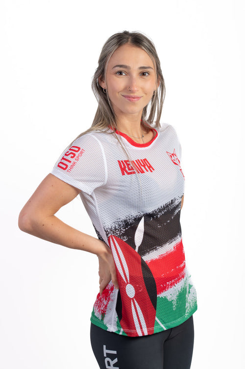 T-shirt Femme manches courtes - Kimbia Kenya
