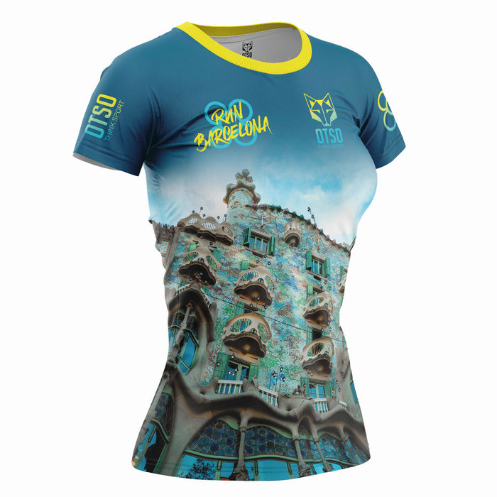 T-shirt Femme manches courtes - Run Barcelona 2024 (Outlet)
