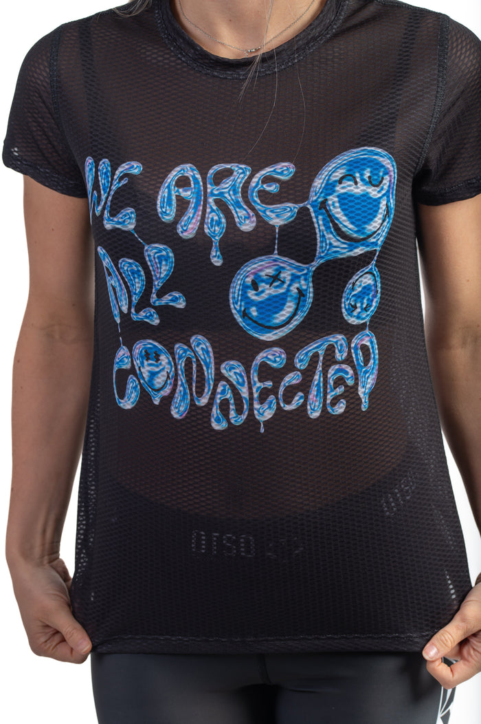 T-shirt Femme manches courtes - SmileyWorld Connected