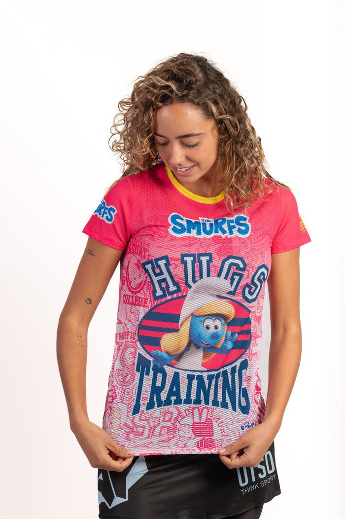 T-shirt Femme manches courtes - Smurfs Hugs