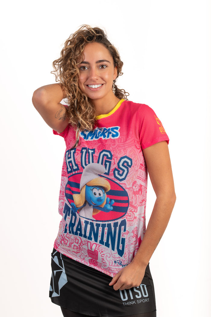 T-shirt Femme manches courtes - Smurfs Hugs