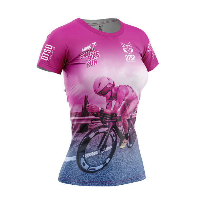 T-shirt Femme manches courtes - Swim Bike Run (Outlet)