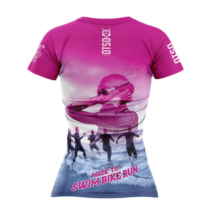 T-shirt Femme manches courtes - Swim Bike Run (Outlet)