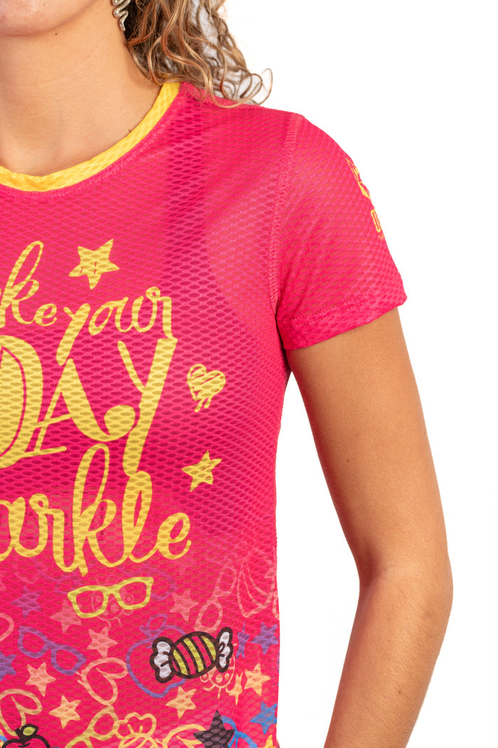 T-shirt Femme/Enfant manches courtes - Hello Kitty Sparkle