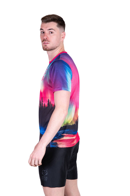 T-Shirt Homme manches courtes - Auroras boreales