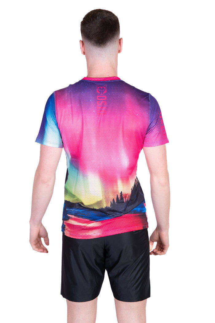 T-Shirt Homme manches courtes - Auroras boreales