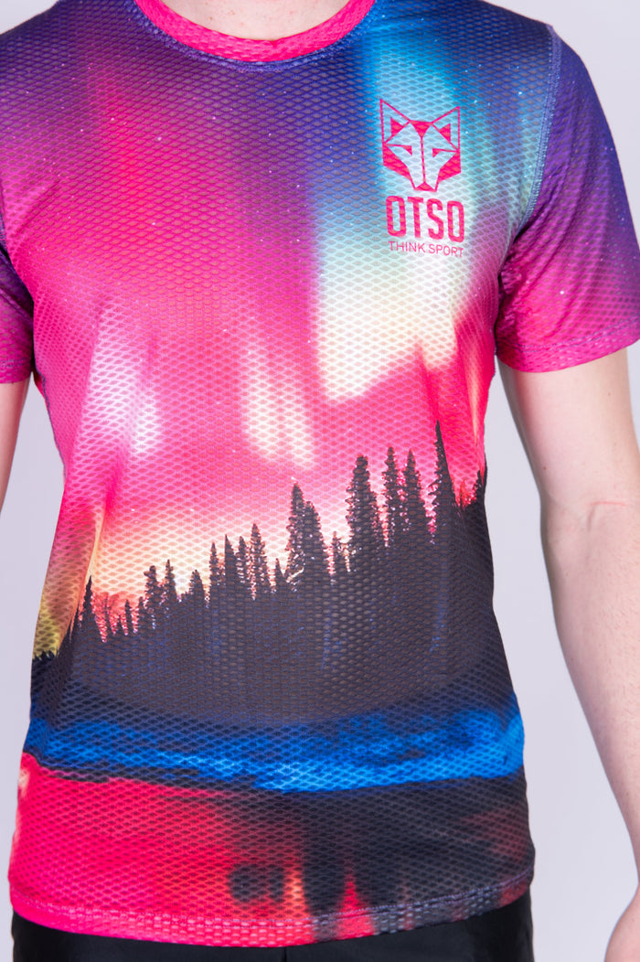 T-Shirt Homme manches courtes - Auroras boreales