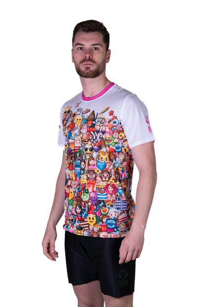 T-Shirt Homme manches courtes - Emoji Big Wave