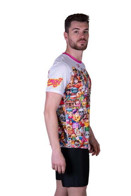 T-Shirt Homme manches courtes - Emoji Big Wave
