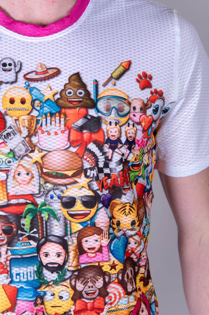 T-Shirt Homme manches courtes - Emoji Big Wave