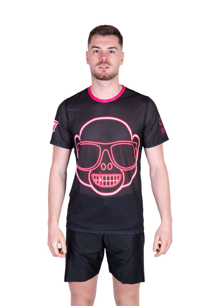 T-Shirt Homme manches courtes - Emoji Monkey Neon