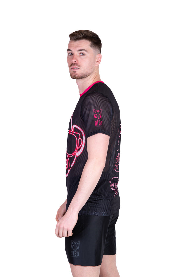 T-Shirt Homme manches courtes - Emoji Monkey Neon