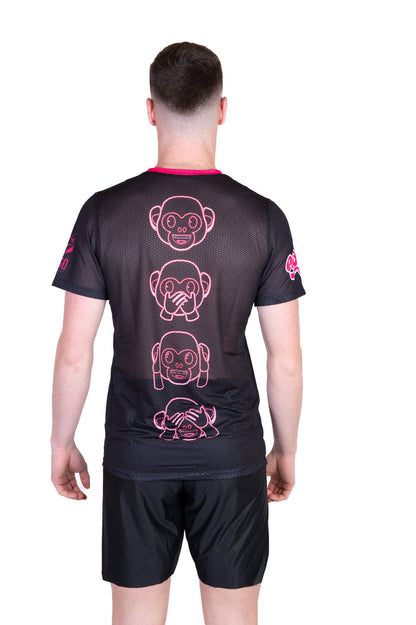 T-Shirt Homme manches courtes - Emoji Monkey Neon