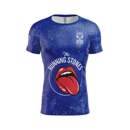 T-Shirt Homme manches courtes - Running Stones Blue