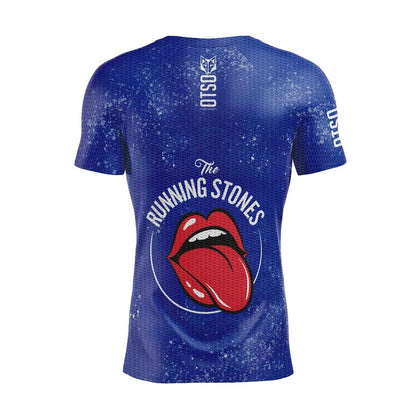 T-Shirt Homme manches courtes - Running Stones Blue
