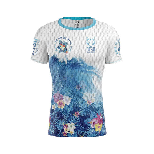 T-Shirt Homme manches courtes - Swim Bike Run Wave
