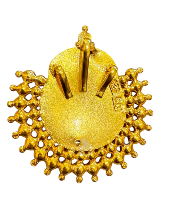 The Avahati Silver Lakshmi Mangalsutra Necklace