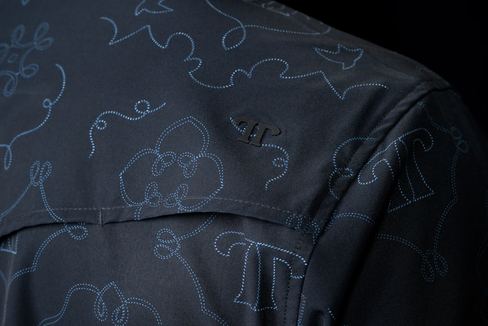 The Carson in Black Short Sleeve Snap Shirt by Ferrell