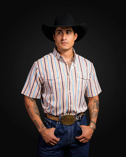 The Edward- Short Sleeve Snap Shirt by Ferrell