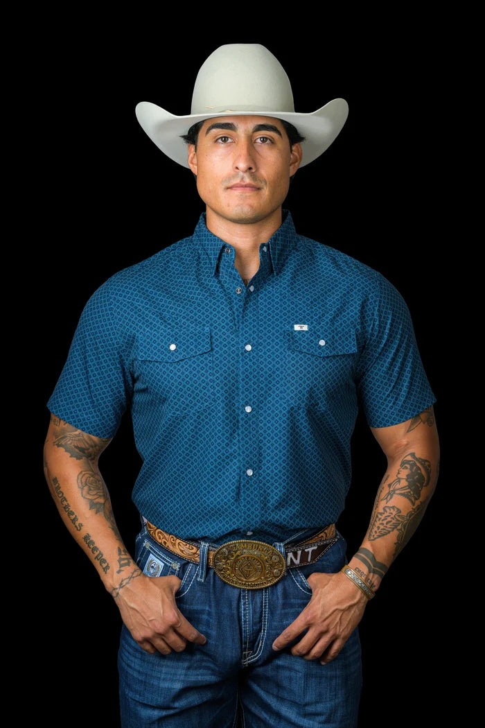 The Frost- Short Sleeve Snap Shirt by Ferrell