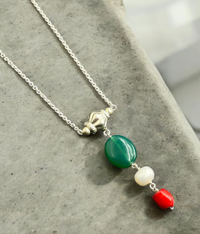 The Nauka Silver Necklace
