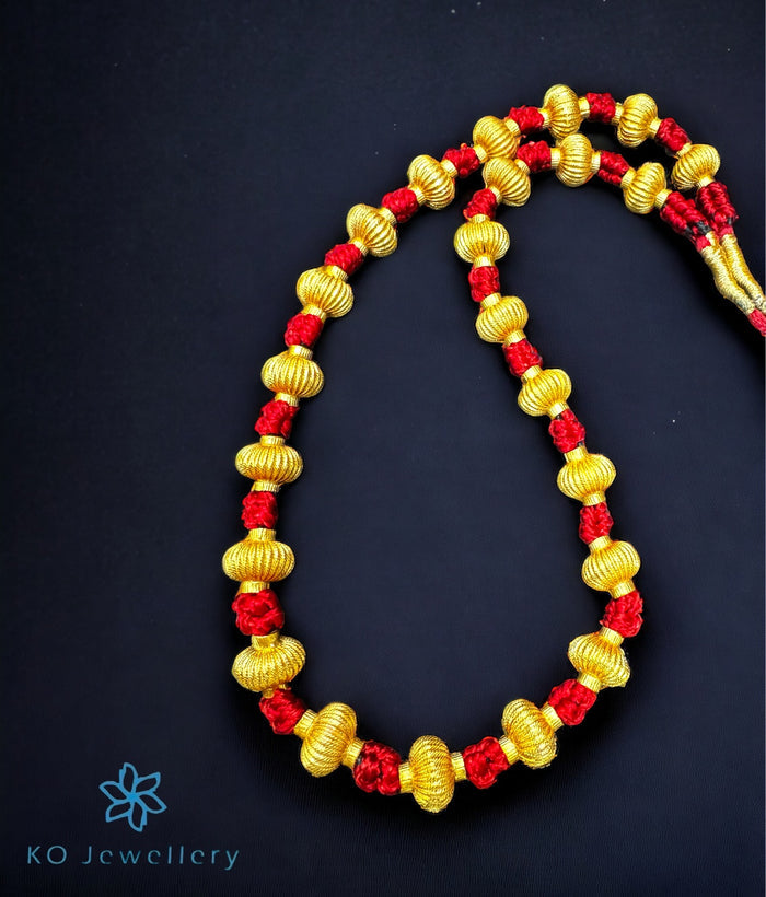 The Vaishnavi Jomale Silver Necklace (Red/Medium)