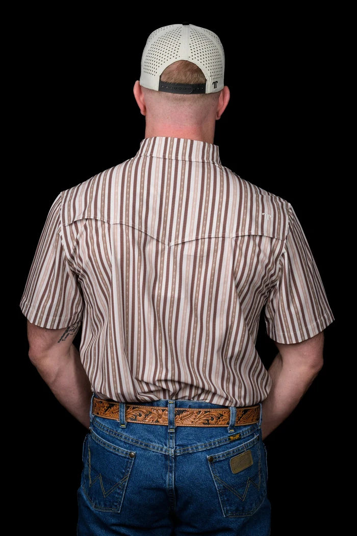 The Wyatt- Brown Short Sleeve Snap by Ferrell