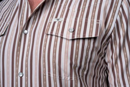 The Wyatt- Brown Short Sleeve Snap by Ferrell