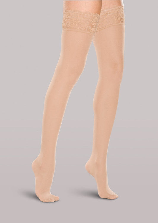 THERAFIRM® Women's Mild Support Sheer Lace Top Thigh Highs 15-20 mmHg