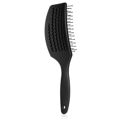 Sam Villa Thermal Ionic Pro Vent Brush, professional vented brush with ceramic thermal core for even heat distribution, heat-resistant ionic nylon bristles for fast drying, detangling, smoothing, and anti-frizz results, reduces static and drying time, perfect for salon-quality blowouts and sleek polished hair
