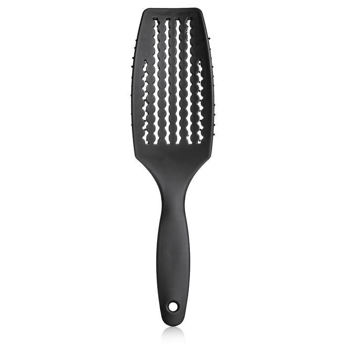 Sam Villa Thermal Ionic Pro Vent Brush, professional vented brush with ceramic thermal core for even heat distribution, heat-resistant ionic nylon bristles for fast drying, detangling, smoothing, and anti-frizz results, reduces static and drying time, perfect for salon-quality blowouts and sleek polished hair