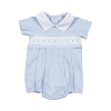 Tim Blue Smocked Bubble