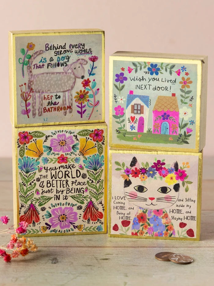 Tiny Block Keepsake - You Make The World Better-view 2