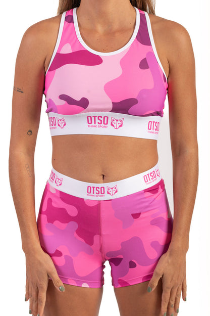 Top deportivo - Camo Pink